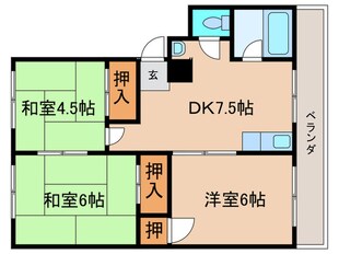 本梅ビルの物件間取画像